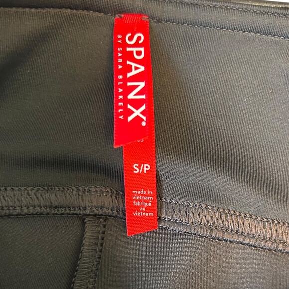 NEW SPANX for REVOLVE Faux Black Patent Leather Leggings Size Small - Picture 9 of 10